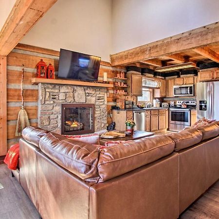 Panoramic-View Gatlinburg Cabin With Private Hot Tub Dış mekan fotoğraf