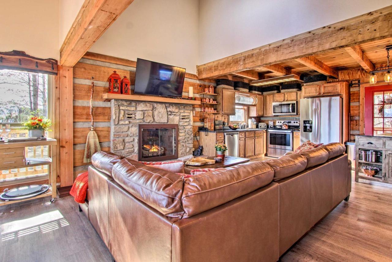 Panoramic-View Gatlinburg Cabin With Private Hot Tub Dış mekan fotoğraf