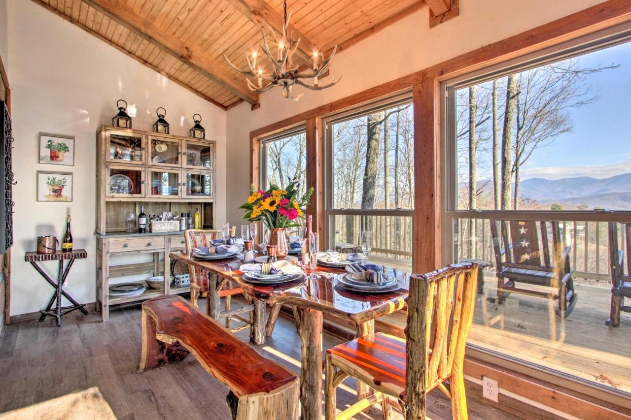 Panoramic-View Gatlinburg Cabin With Private Hot Tub Dış mekan fotoğraf